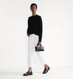 Small Lady D-Joy Bag Black Patent Cannage Calfskin - 图片 2
