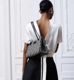 Small Dior Promenade Shopping Bag Blue Dior Oblique Jacquard - 图片 3