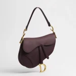 Saddle Bag with Strap Grained Calfskin
