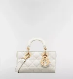 Mini Lady D-Joy Bag Cannage Lambskin - 图片 4