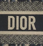Medium Dior Book Tote Blue Dior Oblique Embroidery and Calfskin (36.5 x 28 x 16.5 cm) - 图片 7