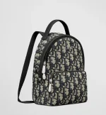 Kids' Backpack Beige and Blue Dior Oblique Jacquard - 图片 2
