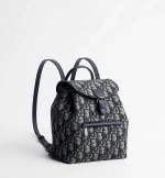 Kids' Backpack Beige and Blue Dior Oblique Jacquard - 图片 5