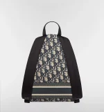 Small DiorTravel Backpack Blue Dior Oblique Technical Fabric - 图片 4