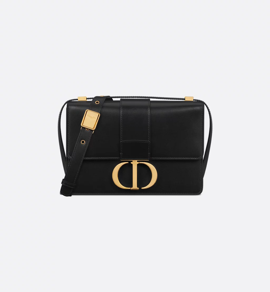 M9203UMOSM911_E01-2 30 Montaigne Bag Black Box Calfskin - 图片 1