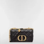 Small Dior Caro Bag  Supple Cannage Calfskin