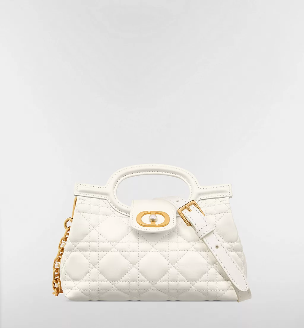 S3123UNJBM030_SBG_E01 Dior Jolie Top Handle Mini Bag Cannage Lambskin - 图片 1