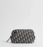 Dior Bow Pouch Blue Dior Oblique Jacquard