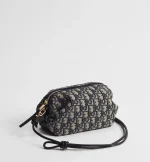 Dior Bow Pouch Blue Dior Oblique Jacquard - 图片 3