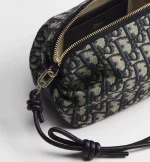 Dior Bow Pouch Blue Dior Oblique Jacquard - 图片 4
