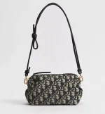 Dior Bow Pouch Blue Dior Oblique Jacquard - 图片 2