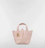 Dior Toujours Vertical Nano Tote Bag  Macrocannage Calfskin